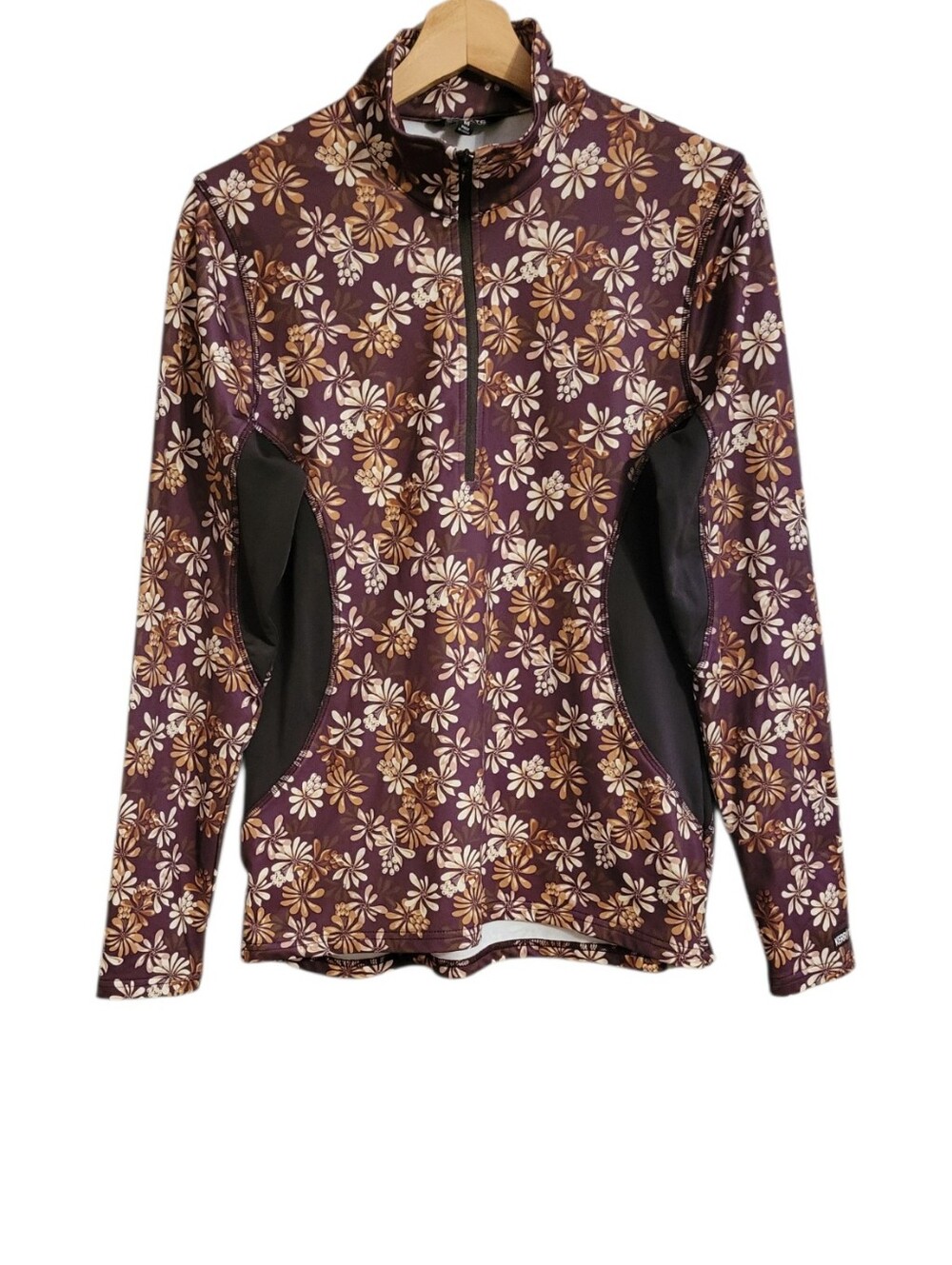 Kerrits On Course Quarter Zip Floral Top